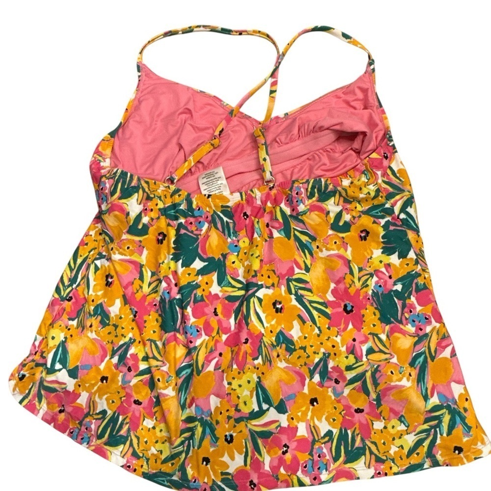 Anne Cole Multicolor Floral Swimsuit - Picture 3 of 4